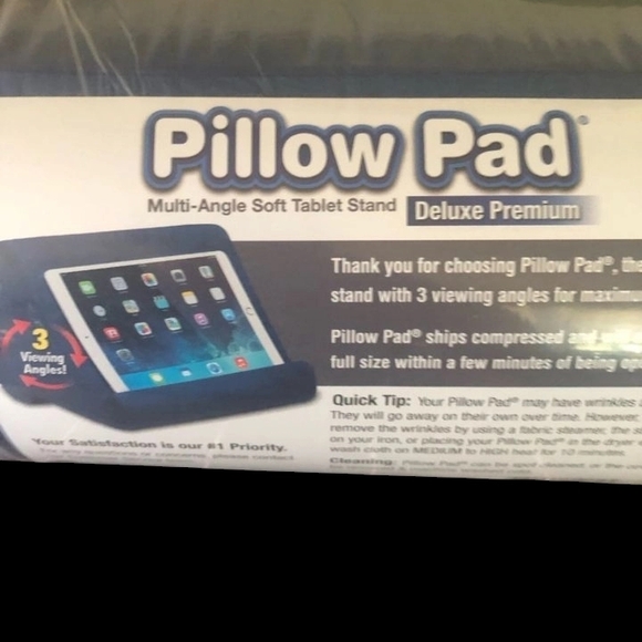 Multi-Angle Soft Tablet Stand - Blue - Picture 3 of 5